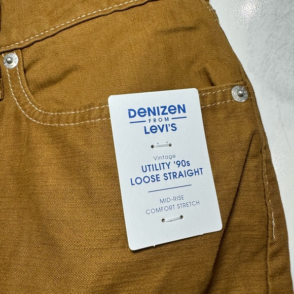 NWT Denizen From Levi’s Vintage Utility 90’s Loose Straight Leg Jeans Size 8 - Picture 3 of 6